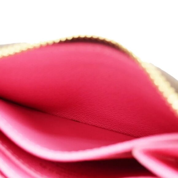 LOUIS VUITTON LV Vivienne Zippy Coin Purse Monogram Brown Pink - Picture 3 of 4
